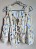 Boho Floral Sleeveless Top